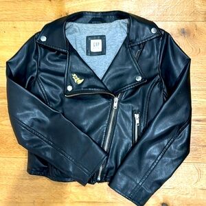 GAP Biker’s Jacket Faux Leather